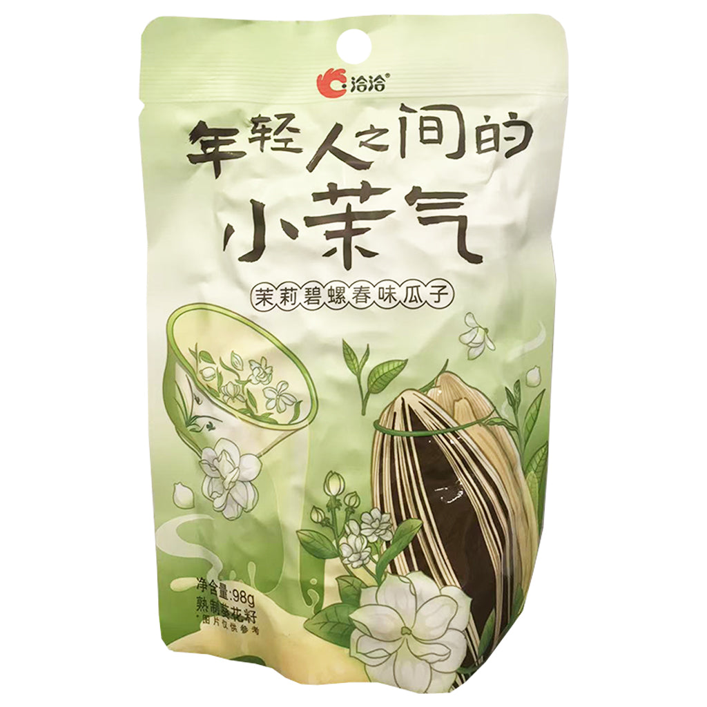 Chacheer Sunflower Seeds Jasmine Tea 98g ~ 洽洽瓜子茉莉碧螺春味 98g
