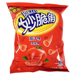 Cheetos Bugles Tomato Sauce Corn Crisp 40g ~ 奇多妙脆角茄汁味 40g