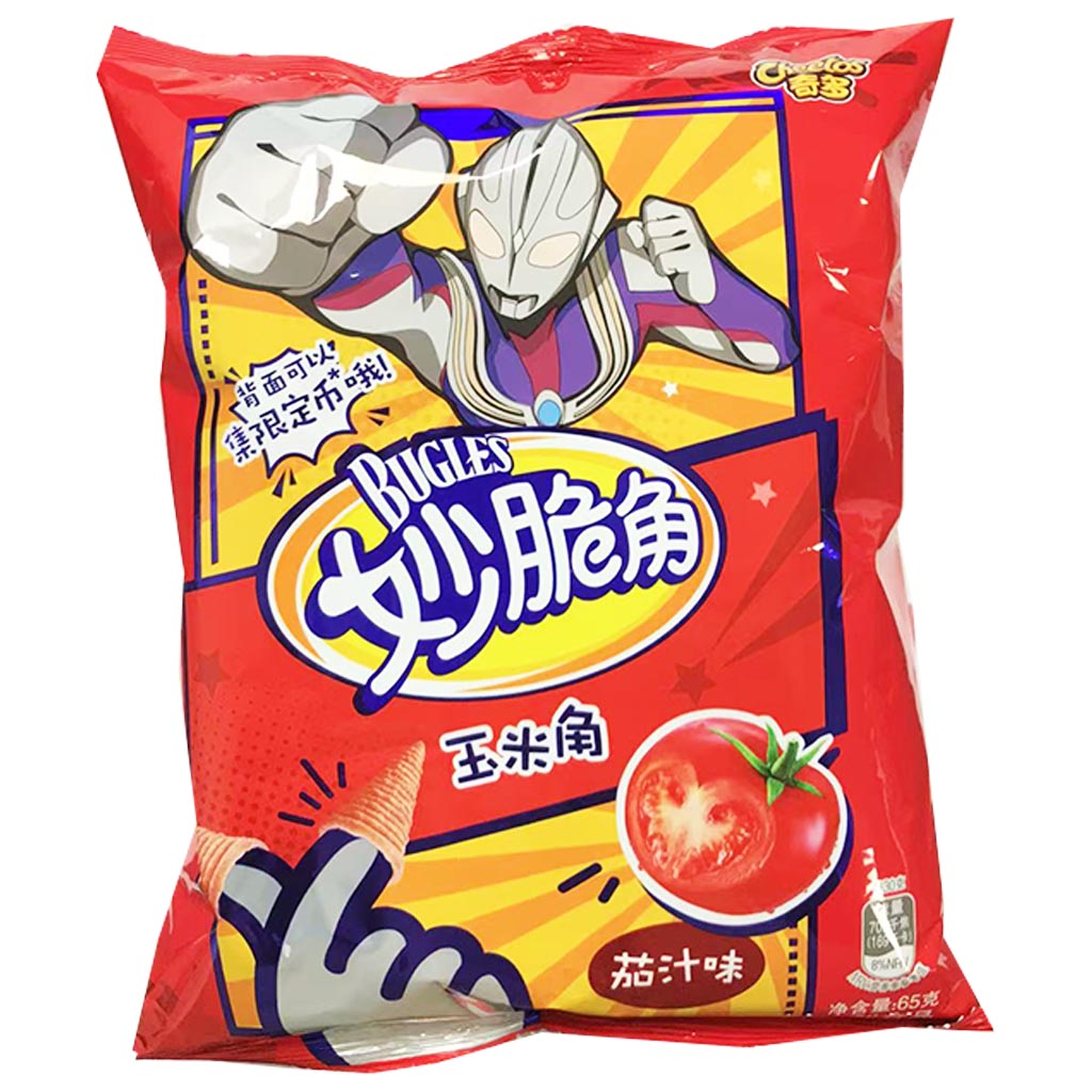 Cheetos Corn Crunch Tomato 65g ~ 奇多妙脆角茄汁味 65g