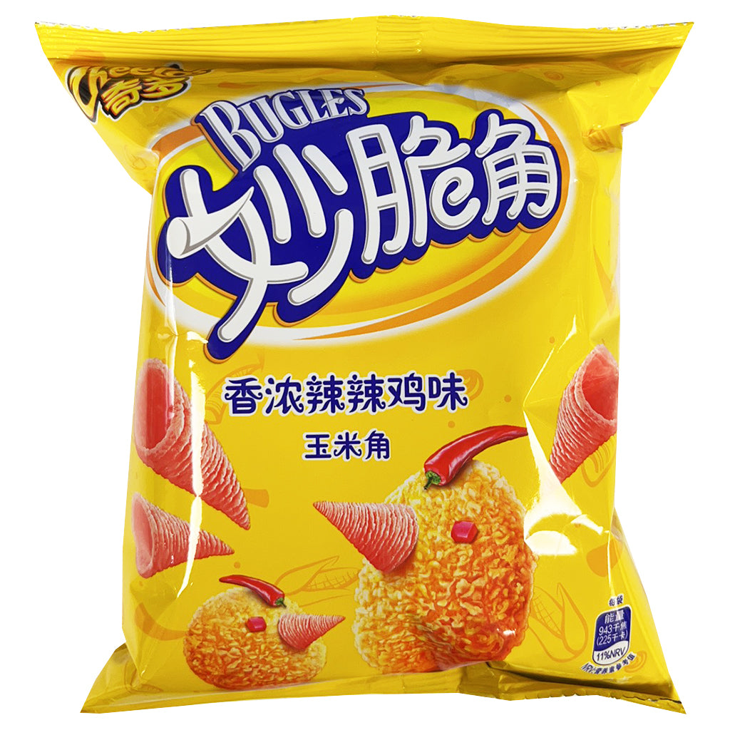 Cheetos Bugles Spicy Chicken Corn Crisp 40g ~ 奇多妙脆角香濃辣鸡味 40g