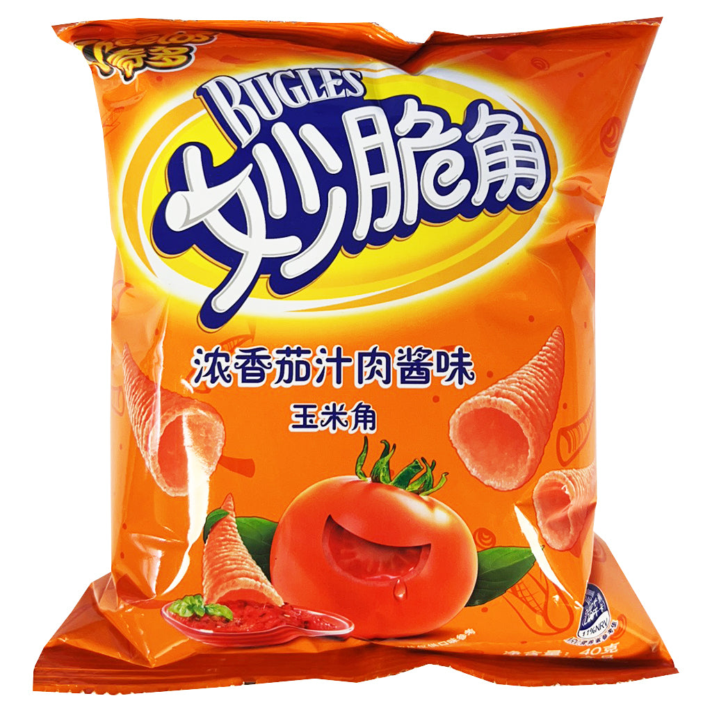 Cheetos Bugles Stewed Tomato Corn Crisp 40g ~ 奇多妙脆角茄汁肉醬味 40g