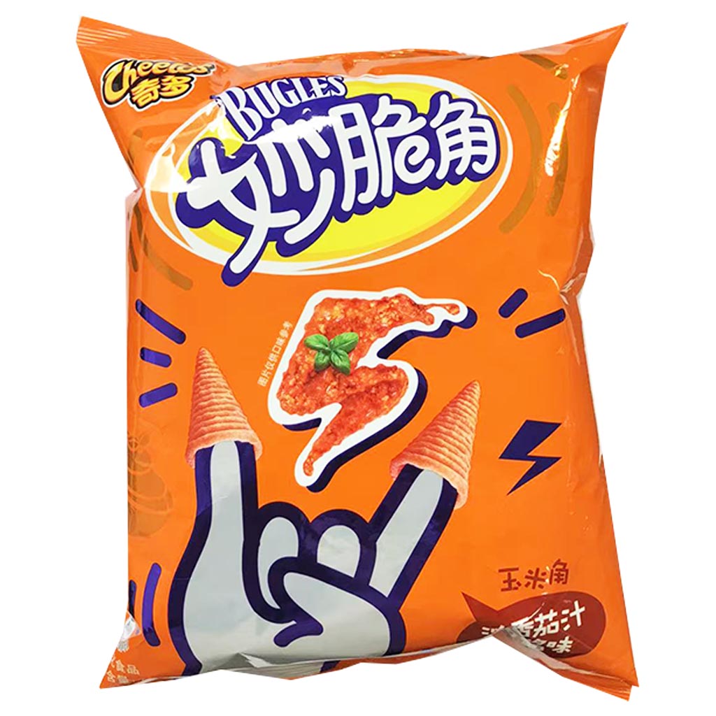 Cheetos Crunch Corn Chips Rich Tomato 65g ~ 奇多妙脆角茄汁肉酱味 65g