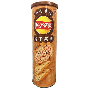Lays Preserved Vegetable Pancake Chips 90g ~ 乐事小吃系列梅干莱饼 90g