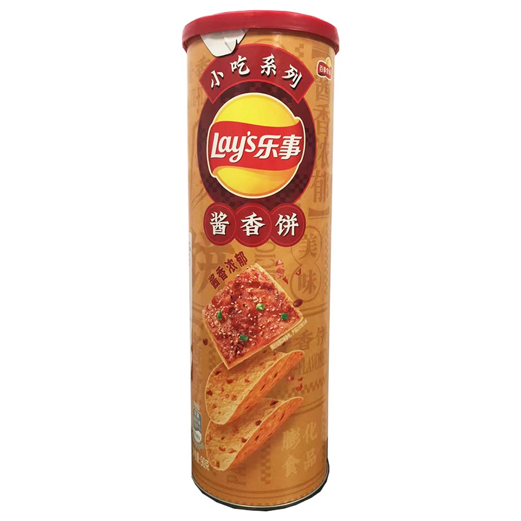 Lays Sauce Pancake Chips 90g ~ 乐事小吃系列酱香饼 90g