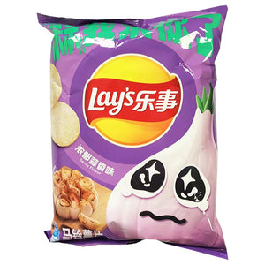 Lays Potato Chips Garlic 70g ~ 乐事薯片浓郁蒜香味 70g