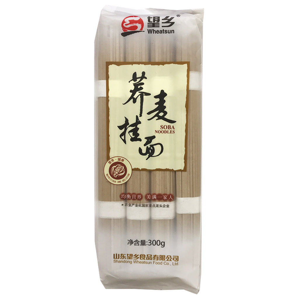 Wheatsun Soba Noodle 300g ~ 望乡荞麦挂面 300g