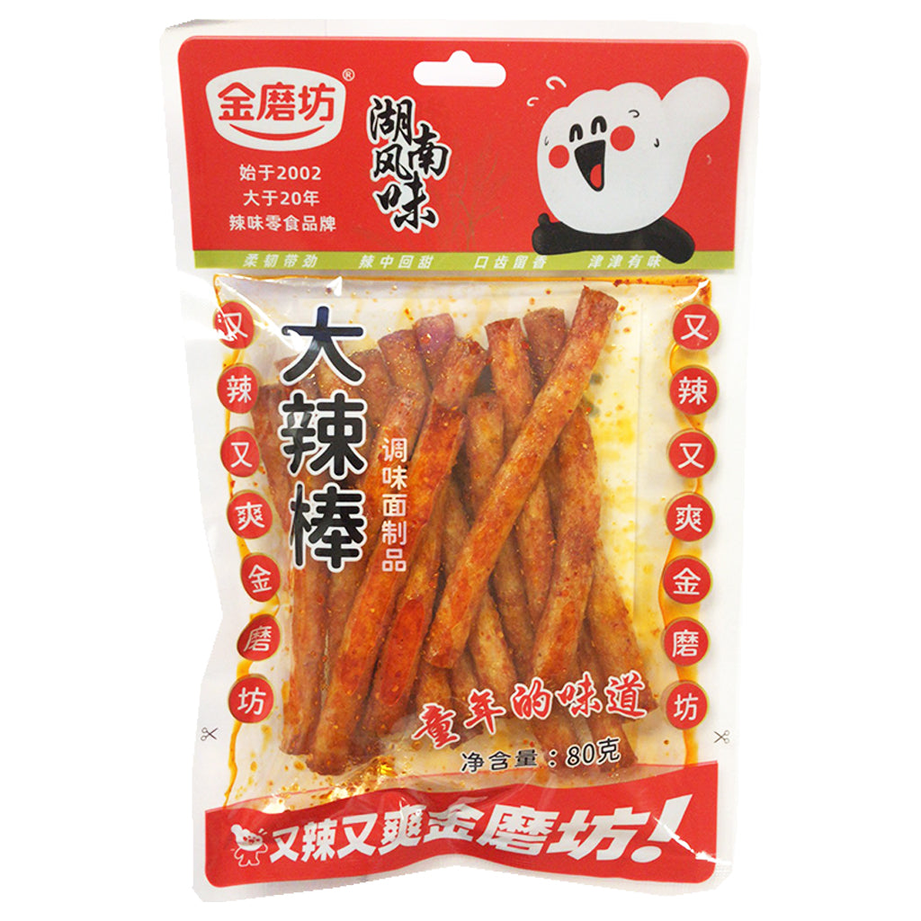 JMF Big Hot Sticks Hot Spicy 80g ~ 金磨坊大辣棒 80g