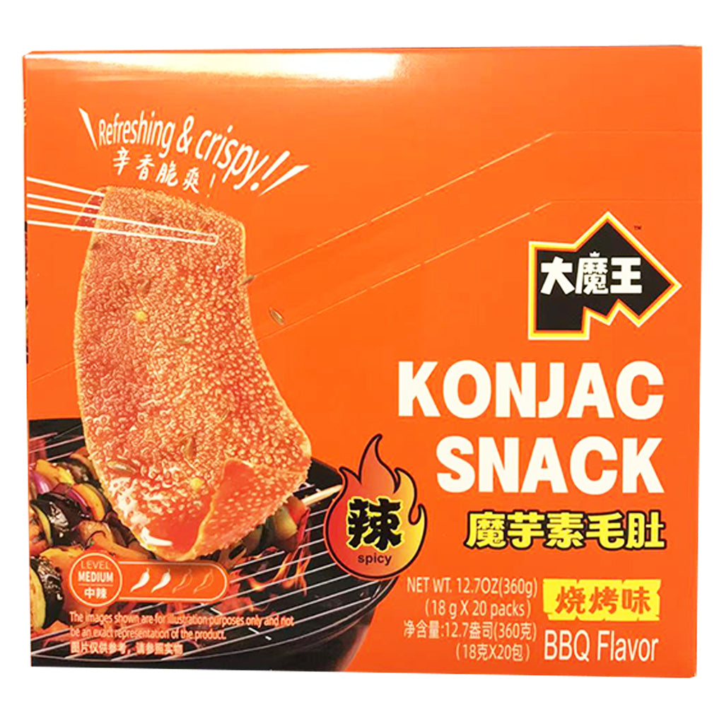 Yan Jin Pu Zi Konjac Snacks BBQ Flavour 360g ~ 盐津铺子大魔王魔芋