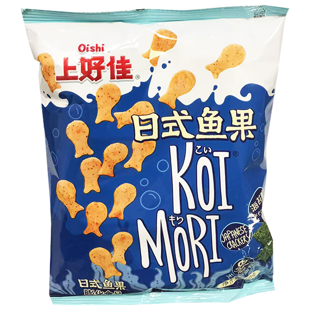 Oishi Koi Mori Cracker Seaweed 50g ~ 上好佳日式鱼果海苔味 50g