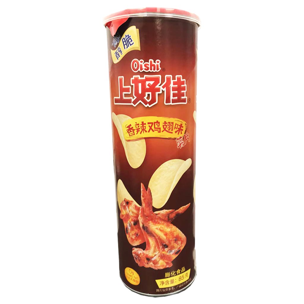 Oishi Potato Chips Spice Chicken Wing 85g ~ 上好佳薯片 香辣雞翅味 85g