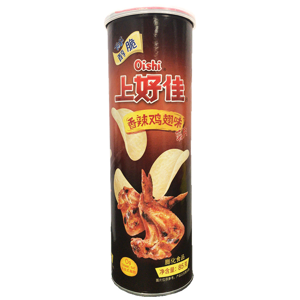 Oishi Potato Chips Spice Chicken Wing 85g ~ 上好佳薯片 香辣雞翅味 85g