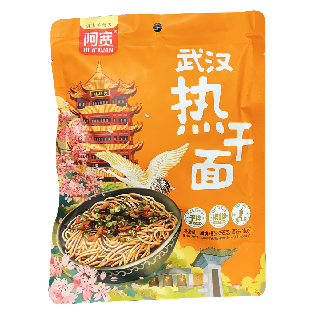 A Kuan Wuhan Noodle 255g ~ 阿宽武漢熱乾麵 255g