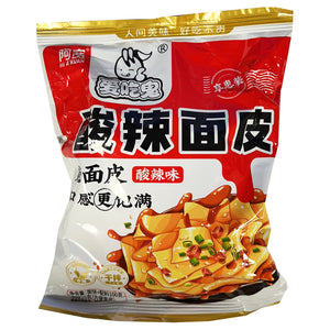 A Kuan Spicy and Sour Instant Noodle 125g ~ 阿宽 爱吃鬼 酸辣面皮 125g