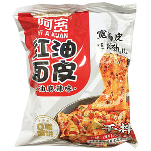 Baijia A Kuan Sichuan Broad Noodle Spicy 110g ~ 白家阿宽红油面皮麻辣味 110g