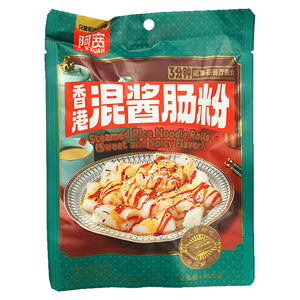 A kuan Noodle Rolls Bags Sweet & Spicy 255g ~ 阿寛混醬腸粉袋裝 255g