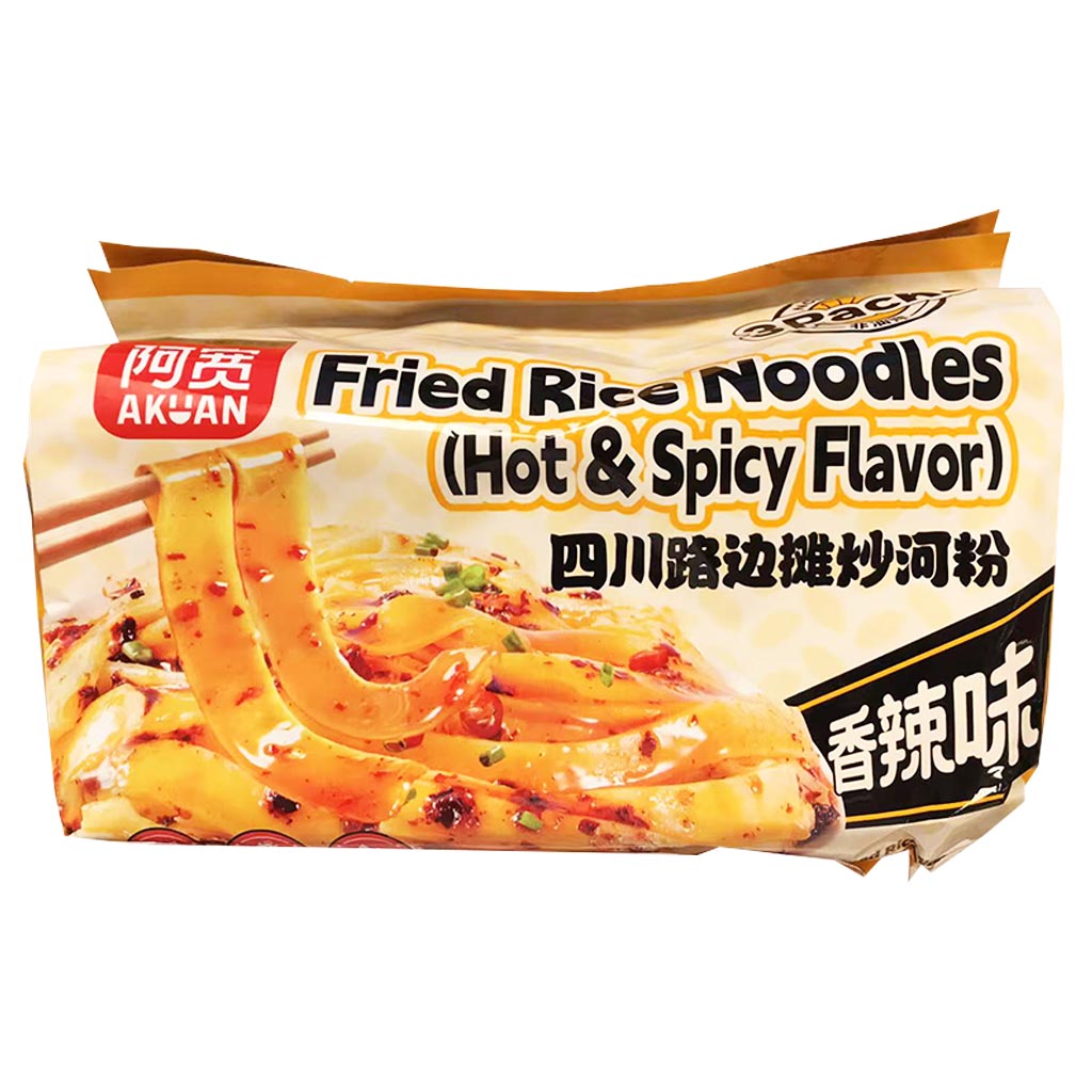 Baijia A Kuan Fried Rice Noodle Hot & Spicy 105g ~ 阿寬四川路邊攤炒河粉香辣 105g