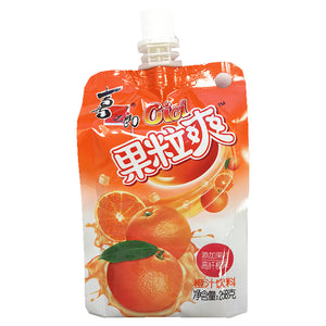 Strong Cici Fruit Flavored Drink Orange 258g ~ 喜之郎果粒爽橙汁 258g