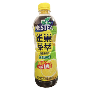 Nestle Lemon Ice Black Tea 500ml ~ 雀巢茶萃檸檬凍紅茶 500ml