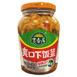 Ji Xiang Ju Vegetable Go With Meal Jar 350g ~ 吉香居爽口下饭菜 350g
