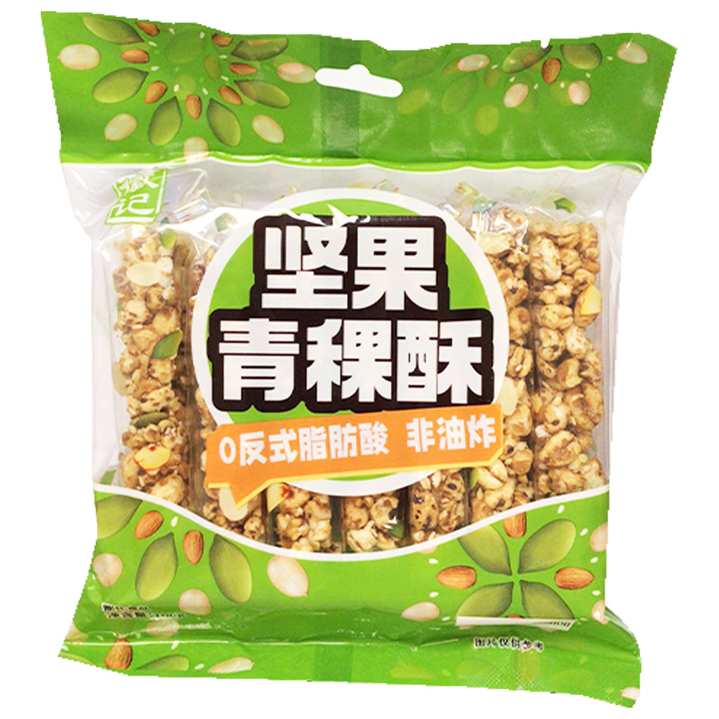 Hui Ji Barley Snack Bar with Nuts 100g ~ 徽记堅果青稞酥 100g