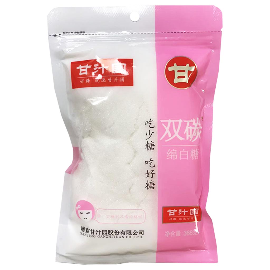 Gan Zhi Yuan White Soft Sugar 368g ~ 甘汁園双碳绵白糖 368g