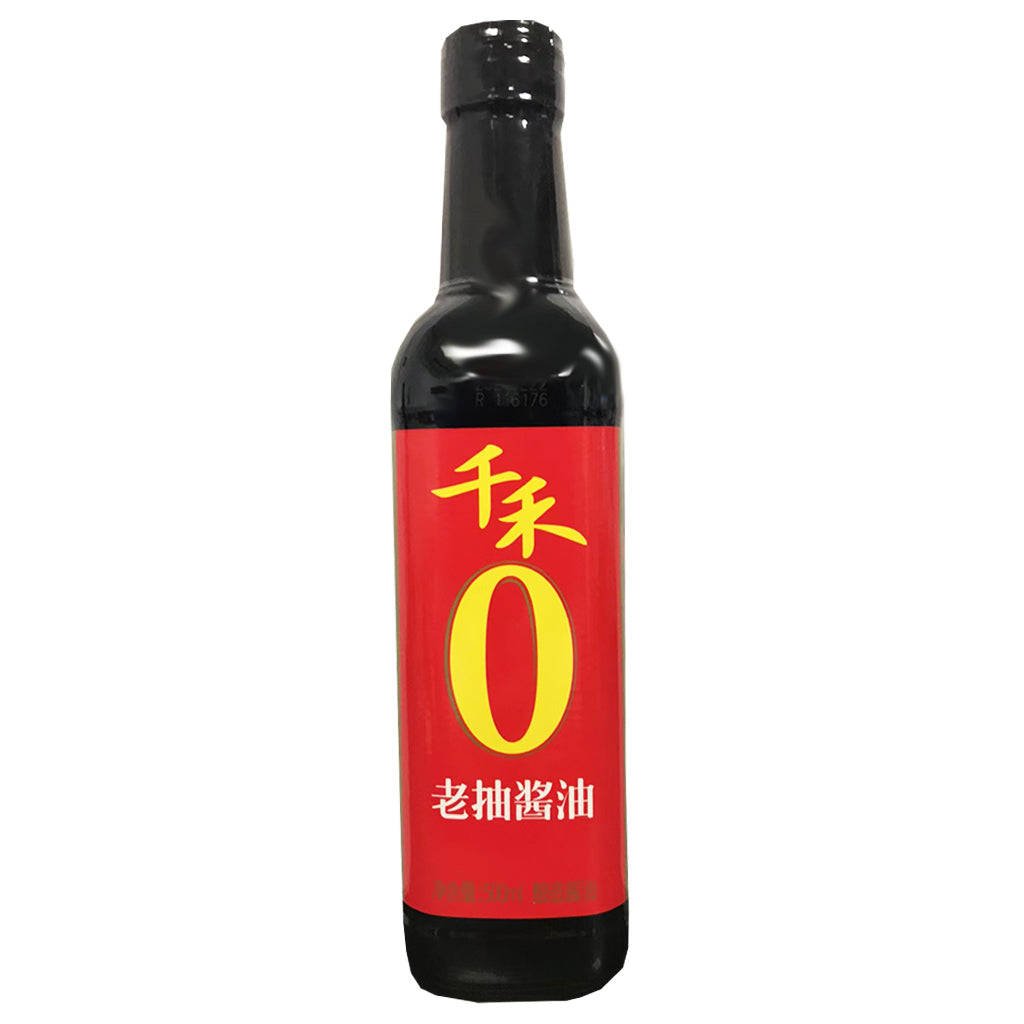 QianHe Zero Additive Dark Soy Sauce 500ml ~ 千禾老抽酿造酱油 500ml