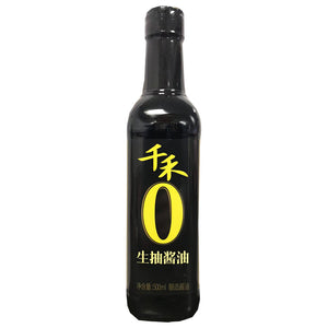 QianHe Zero Additive Light Soy Sauce 500ml ~ 千禾生抽酿造酱油 500ml
