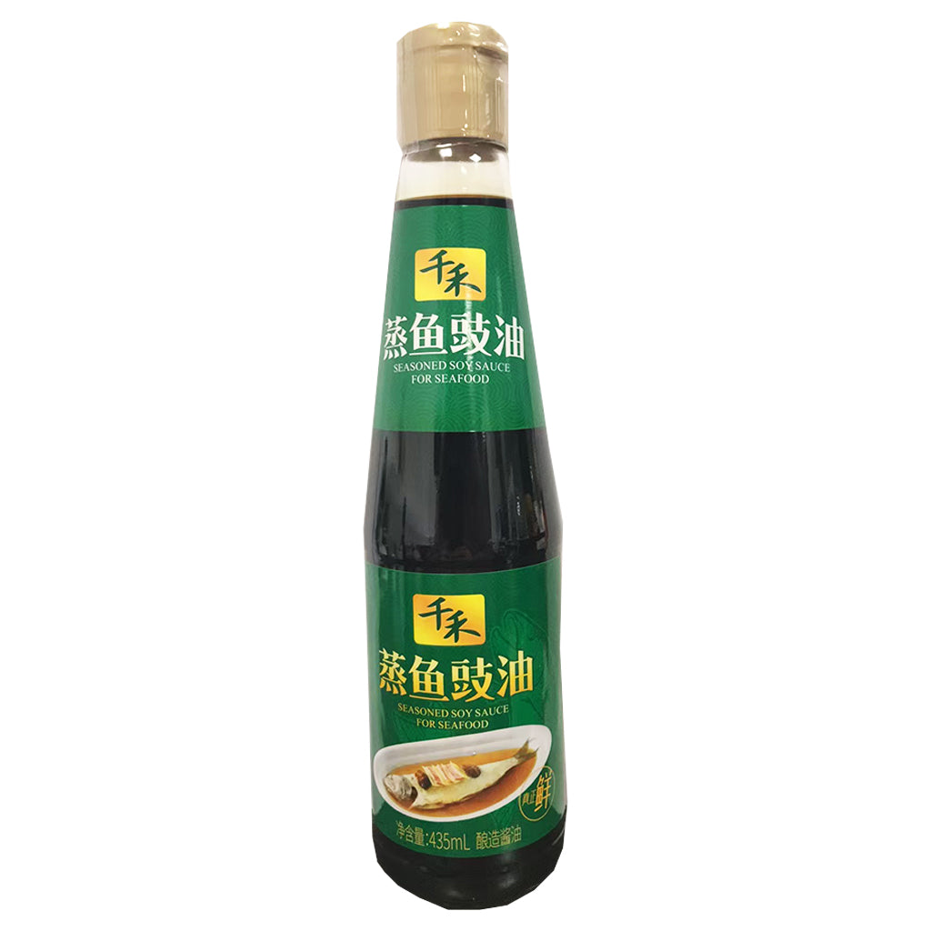 Qian He Seasoned Soy Sauce For Seafood 435ml ~ 千禾 蒸鱼豉油 435ml