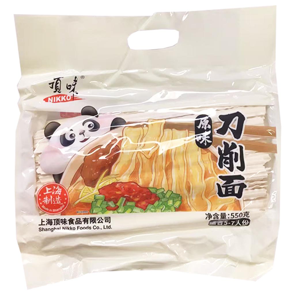 Nikko Sliced Noodles Original 550g ~ 頂味刀削麵原味 550g