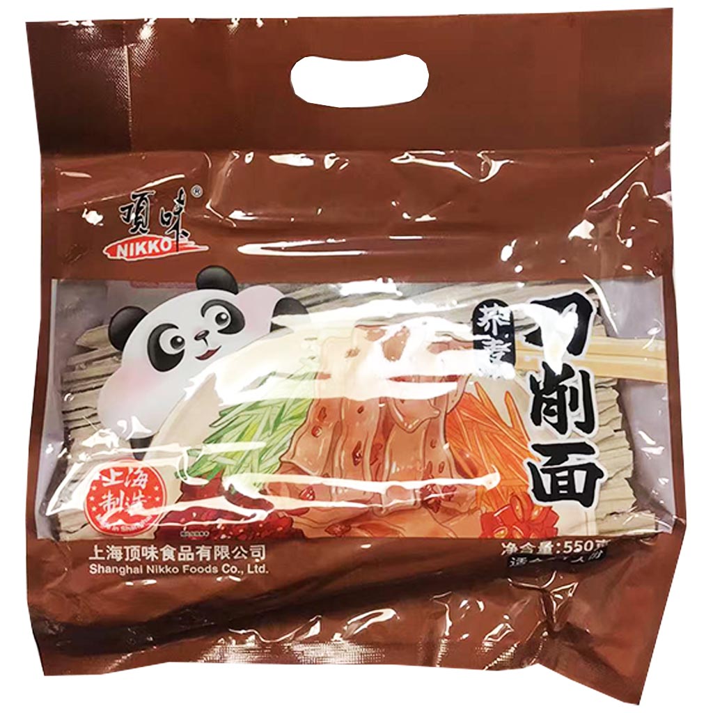 Nikko Sliced Noodles Buckwheat 550g ~ 頂味刀削麵蕎麥 550g