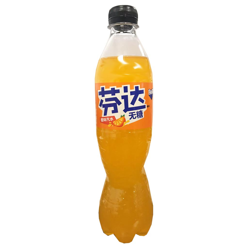 Fanta Zero Orange 500ml ~ 芬达零卡橙汁味汽水 500ml