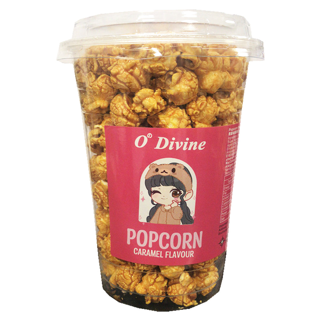 O Divine Popcorn Caramel 128g ~ 焦糖爆米花 128g