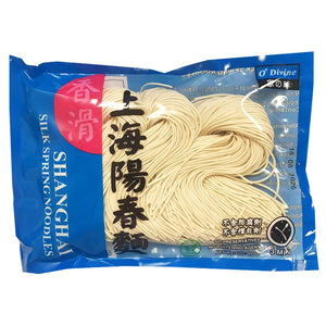 O Divine Shanghai Silk Spring Noodles 400g ~ 家の味上海阳春面 400g