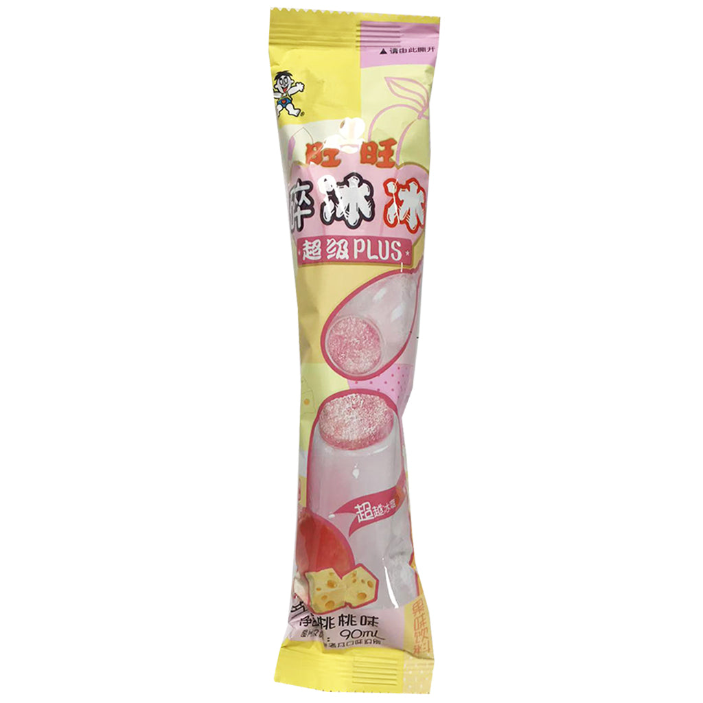 Want Want Ice Lolly Peach 90ml ~ 旺旺碎冰冰升级版芝芝桃桃味 90ml
