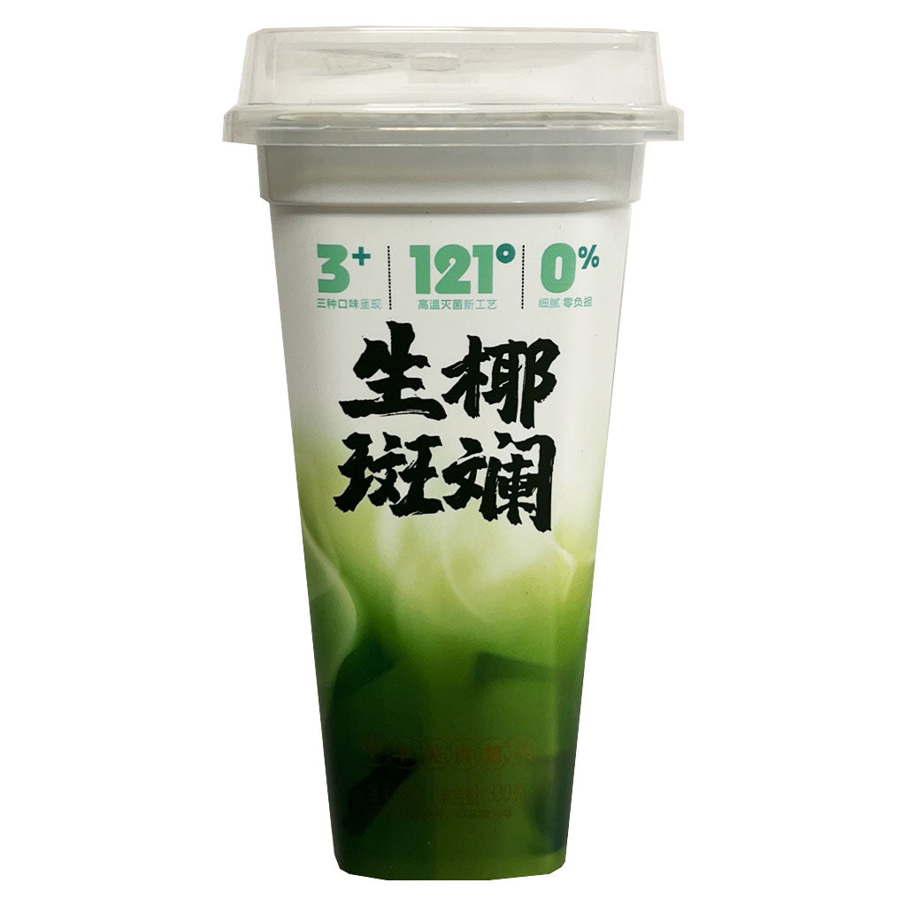 Haoha Coconut Pandan Flavour Cup Drinks 330g ~ 好哈 生椰斑斓 330g