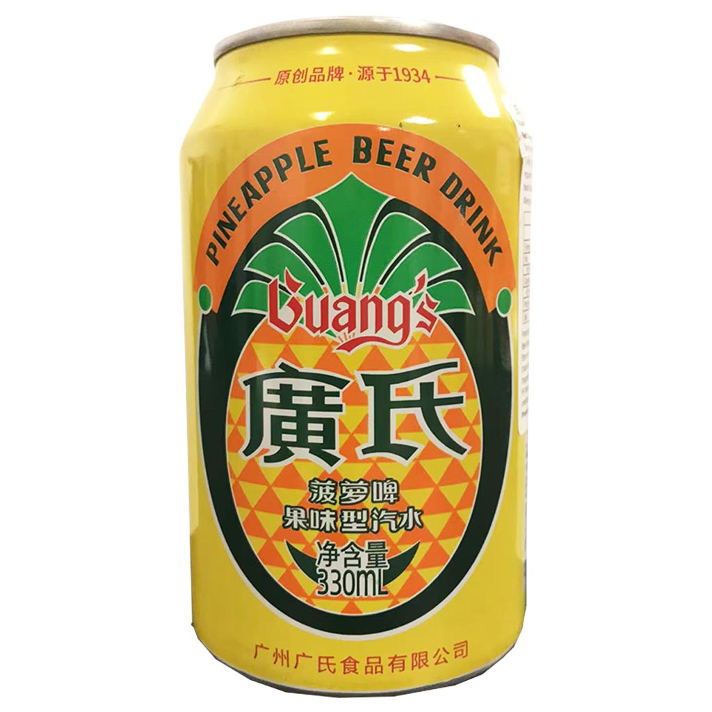 Guangs Pineapple Soda 330ml ~ 广氏菠萝啤 330ml