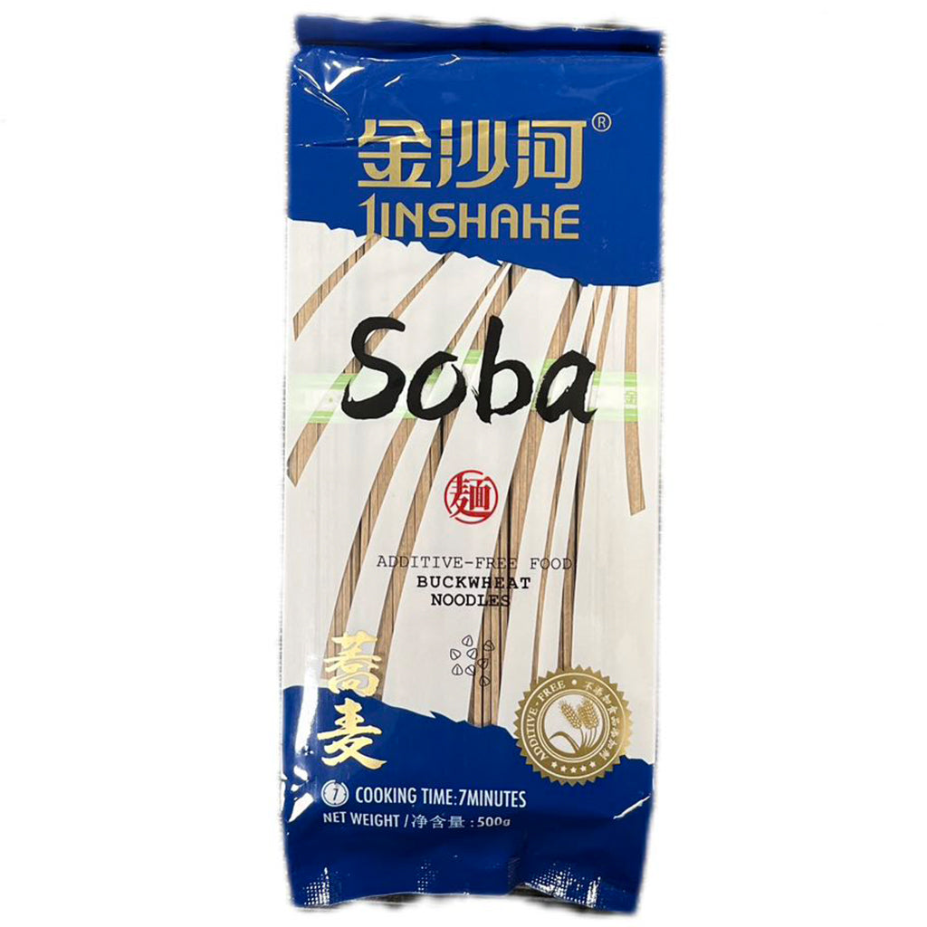 Jinshahe Soba 500g ~ 金沙河蕎麦麵 500g
