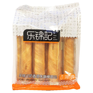 HappyRichSymbol Bread Stick Milk 380g ~ 樂錦记奶香原味撕棒面包 380g