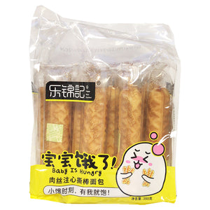 HappyRichSymbol Meat Flavor Bread 320g ~ 樂錦记肉丝注心撕棒面包 320g