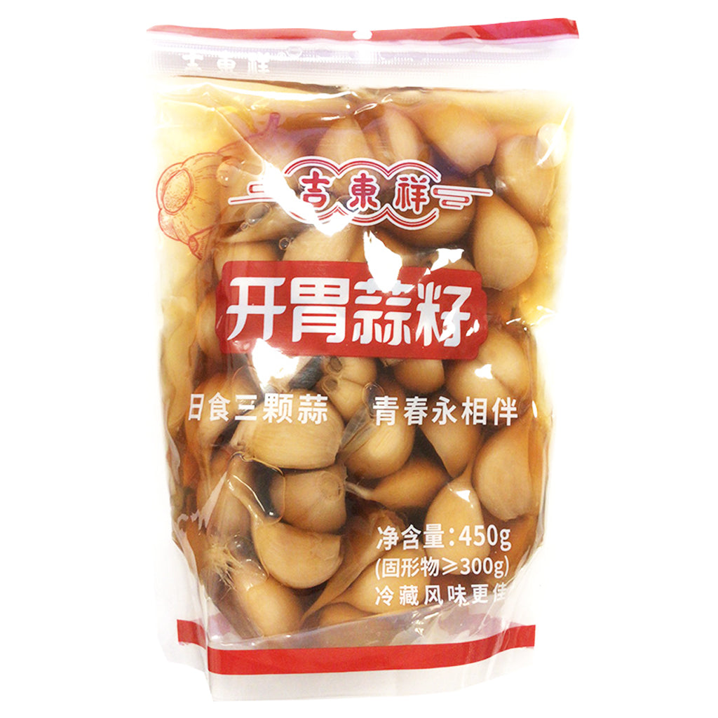 JiDongXiang Preserved Garlic 450g ~ 吉东祥开胃蒜籽 450g