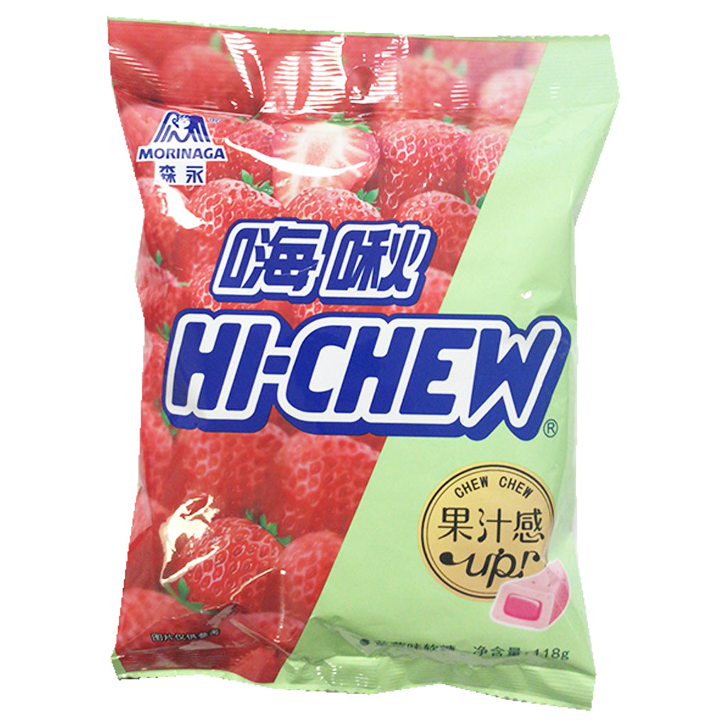 Morinaga Hi Chew Strawberry Soft Candy 118g ~ 森永嗨啾草莓味 118g