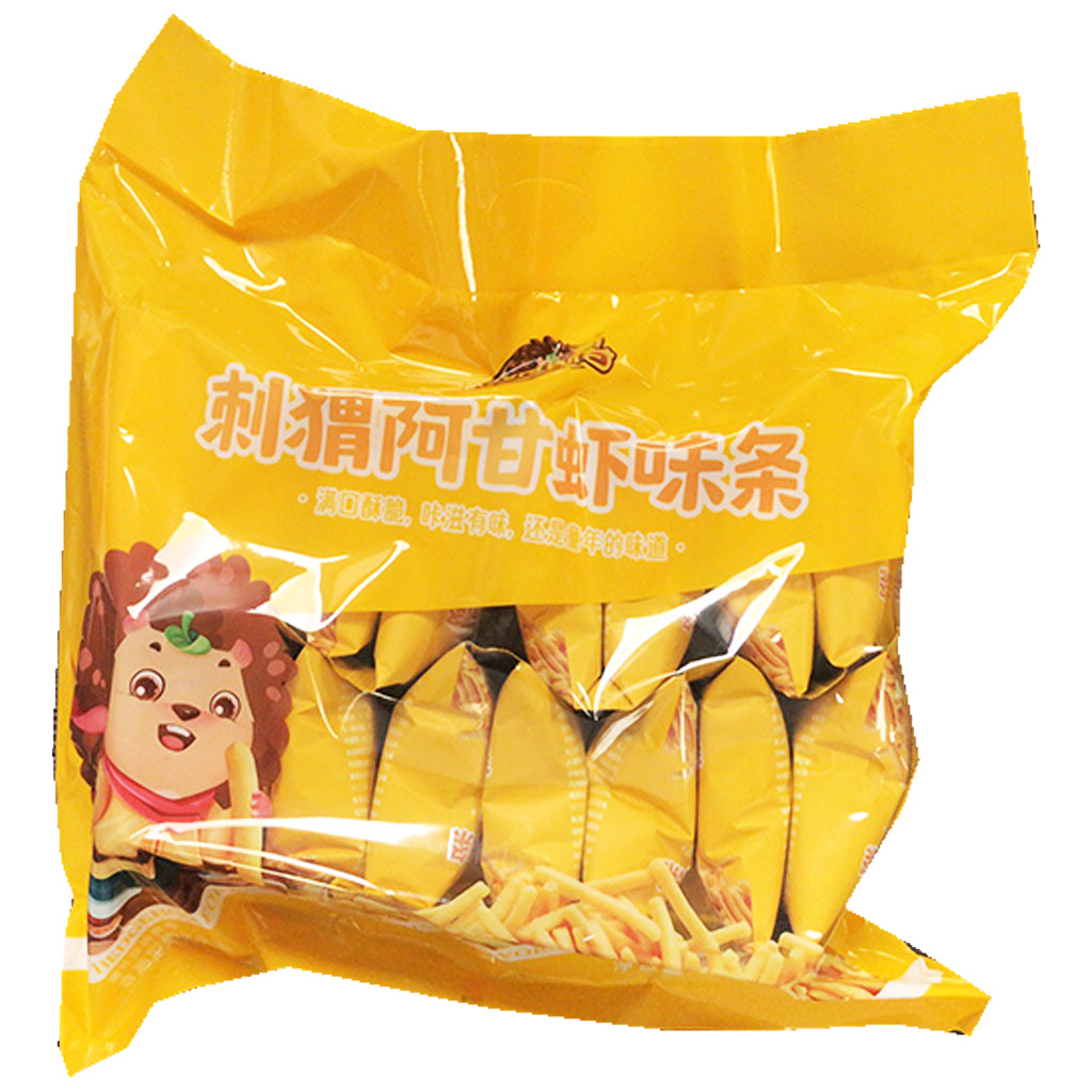 Ci Wei Ah Gan Shrimp Chip 256g ~ 刺猬阿甘 虾味条 256g