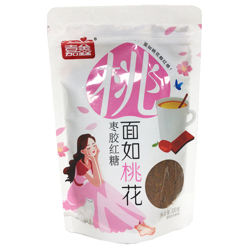 JiaXin Jujube Flavour Brown Sugar 300g ~ 嘉鑫枣胶女生红糖 300g