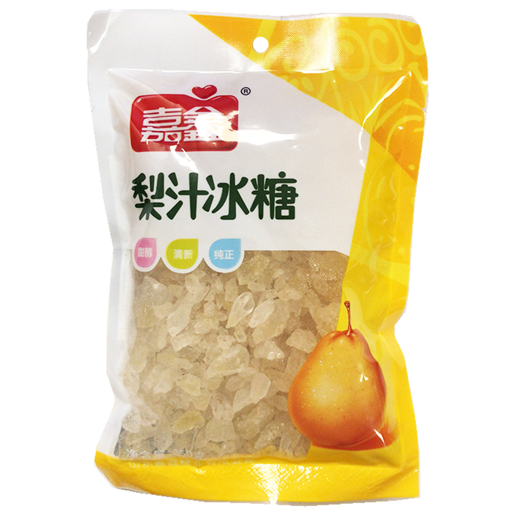 JiaXin Pear Juice Rock Sugar 350g ~ 嘉鑫梨汁冰糖 350g