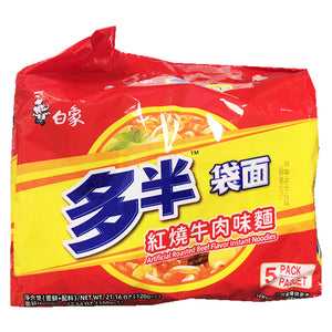 Bai Xiang Instant Noodle Stew Beef 600g ~ 白象乾拌麵 紅燒牛肉味 600g