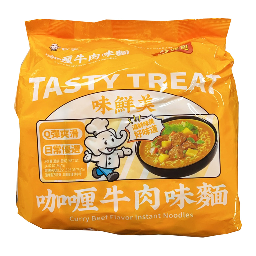 Bai Xiang Instant Noodle Curry Beef 420g ～ 白象咖哩牛肉味麵 420g