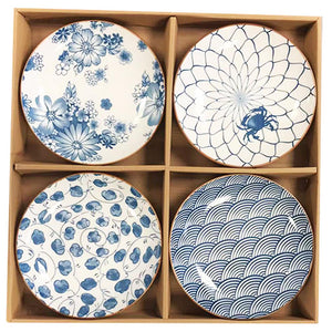 Japanese 4 Plates 7 inch Type A ~ 日式盘子7寸4隻A款