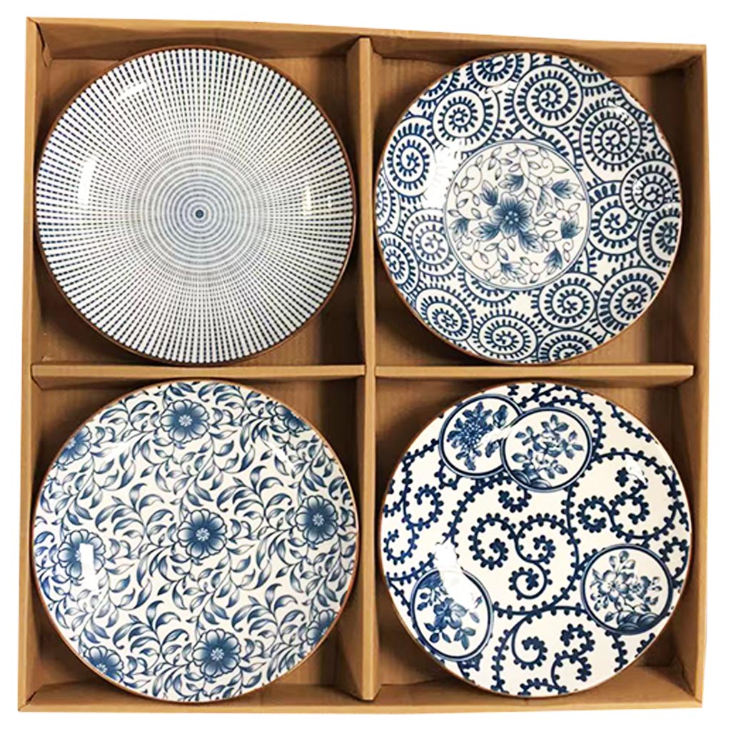Japanese 4 Plates 7 inch Type B ~ 日式盘子7寸4隻B款