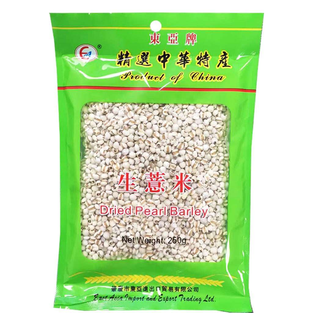 East Asia Dried Pearl Barley 250g ~ 东亚牌生薏米 250g