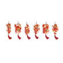 Load image into Gallery viewer, CNY Decoration 6pcs ~ 銀柳盆景掛飾 6pcs
